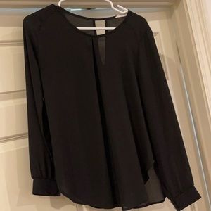 Black chiffon Blouse